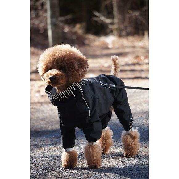 NWT Hurtta Downpour Suit Dog Rain & Snow Coat – Raven, Size 12S - Picture 3 of 5